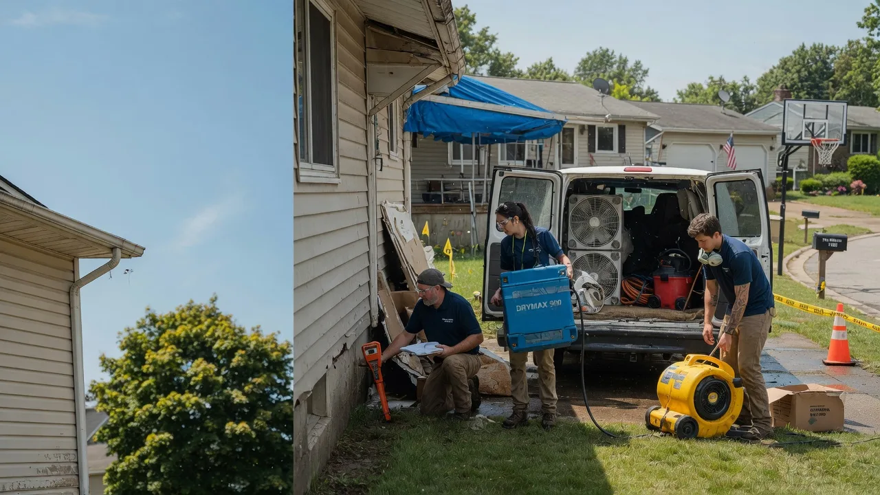 Ceiling Leak Cleanup in Amery, WI near me