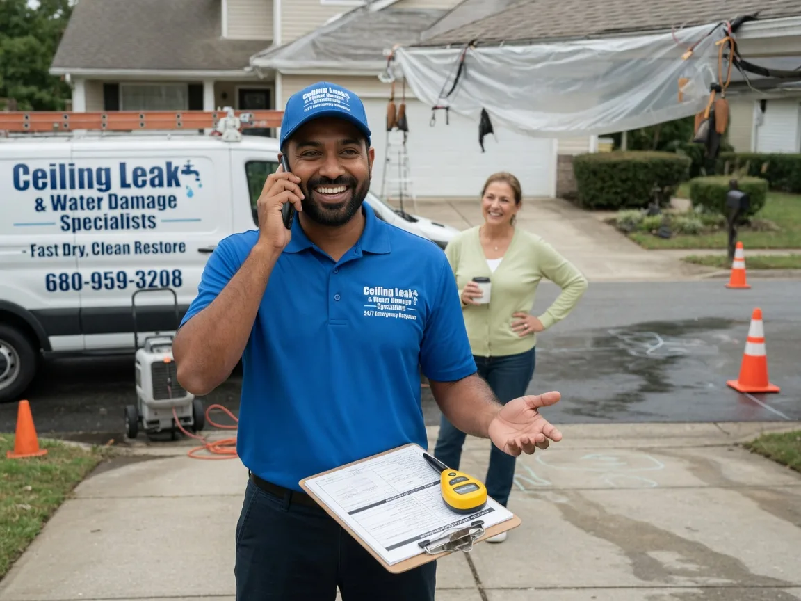 Ceiling Leak Cleanup Amery, WI FAQs